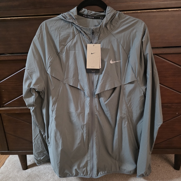 Nike Other - Nike Men's Hooded Windbreaker Jacket - Gray